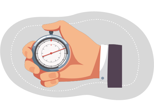 Hurried Hiring Managers reviewing resumes quickly